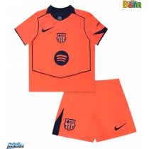 Barcelona Tredjedraktsett Barn 2025-26 Kortermet (+ Korte bukser)